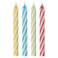 Small Spiral Candle Rainbow - 24 Each